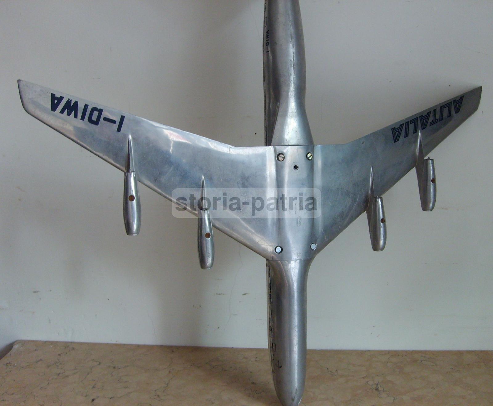 Aerei, Aereonautica, Aviazione, Alitalia, Bellissimo Grande Modellino, Fonderia Nucci immagine 15