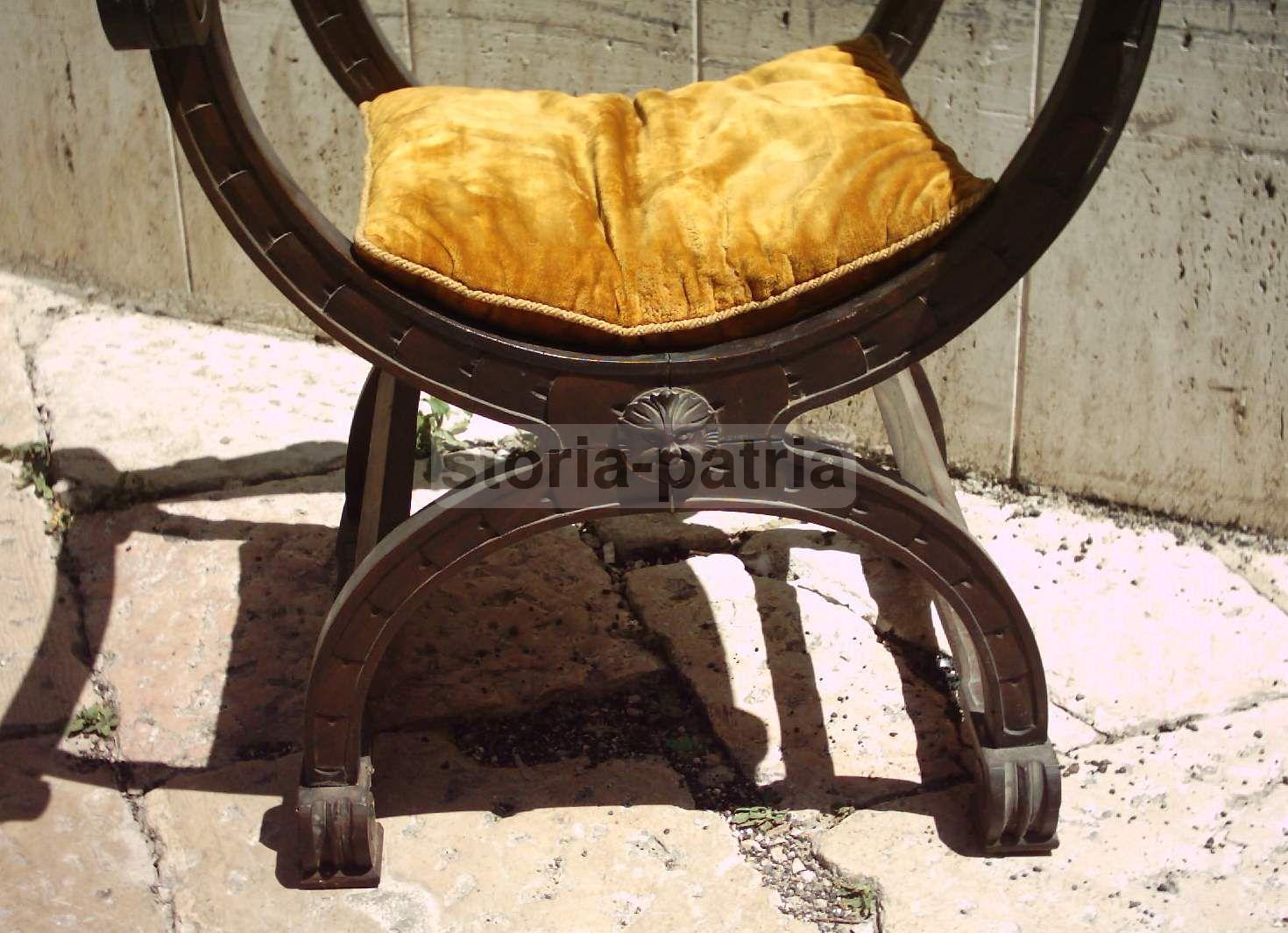 Antica Ebanisteria, Pregevoli Intagli, Decorativa Sedia, Ovunque Collocabile, Utile immagine 14