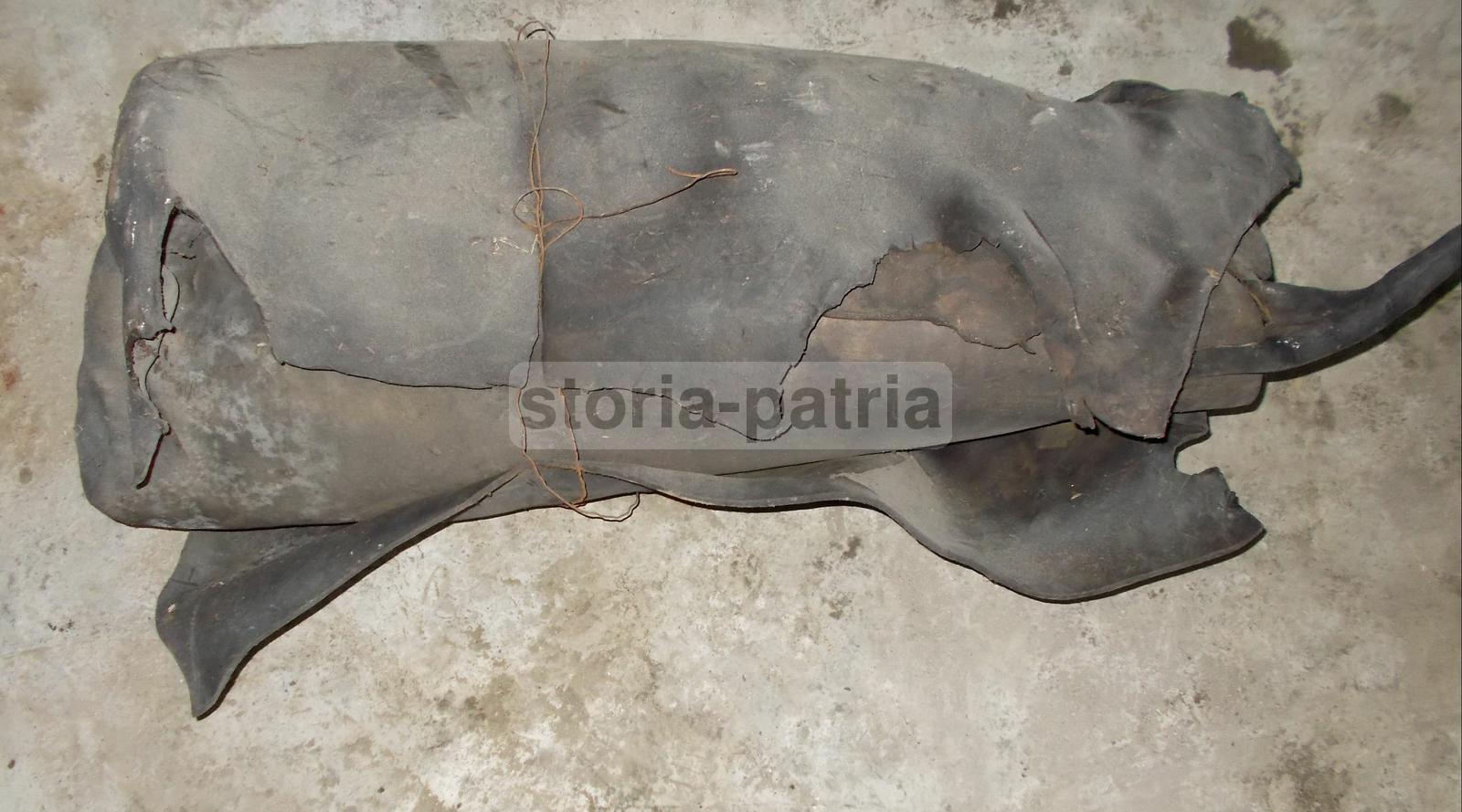 Antico Cuoio, Rotolo Secolare, Utile Per Restauratori O Artisti O Collezionisti immagine 8