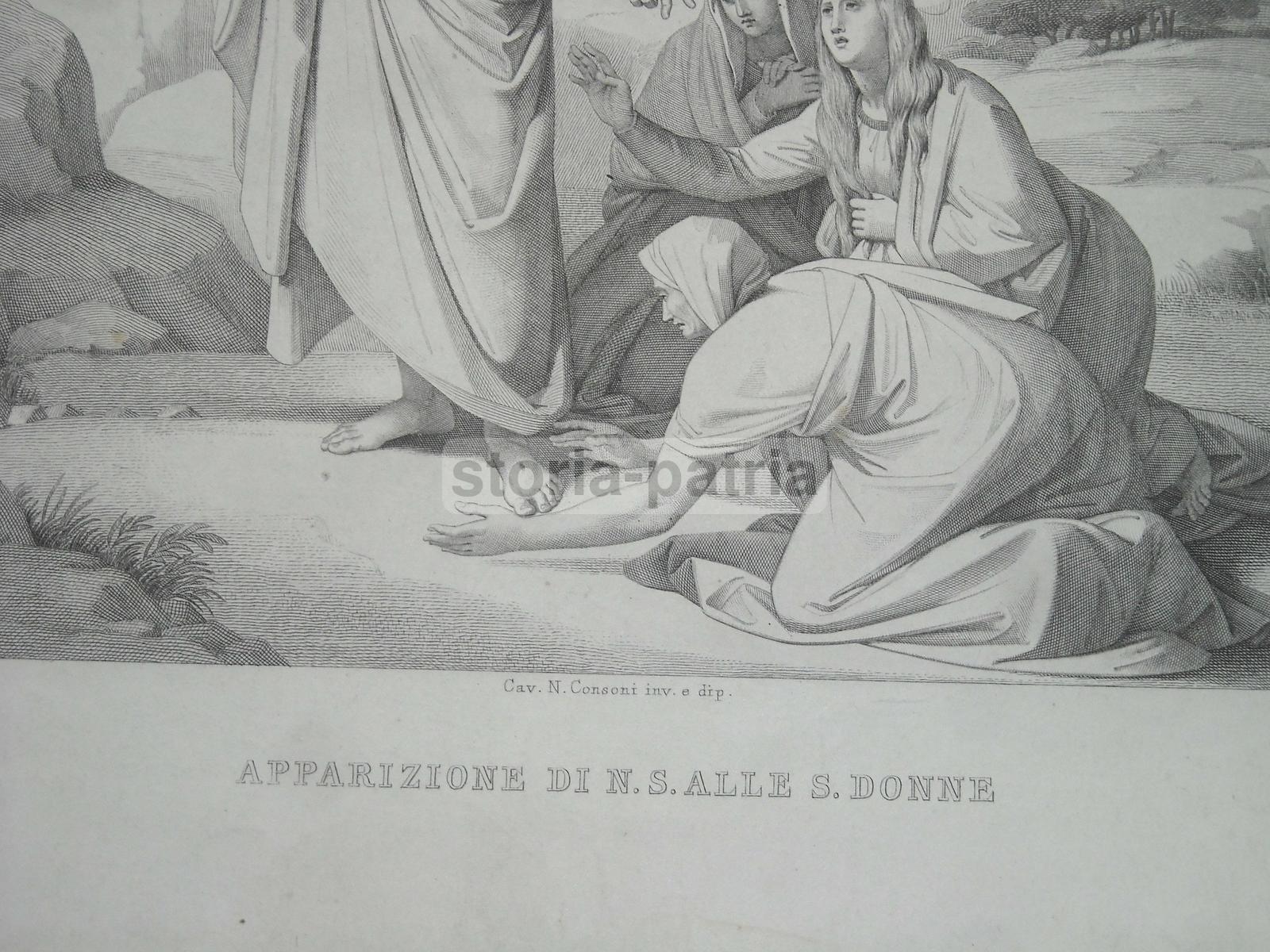 Arte, Antica Scena Devozionale, Gesu, Artisti Consoni Garelli, Incisore Penna, 800 immagine 2