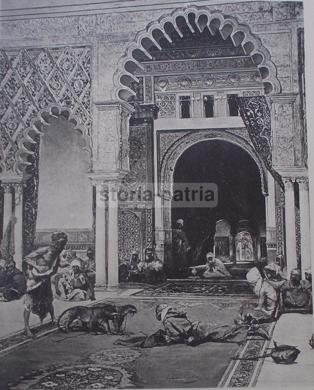 Arte, Antica Scena Orientalista, Artista Benjamin Constant, Passatempi Del Califfo immagine 4