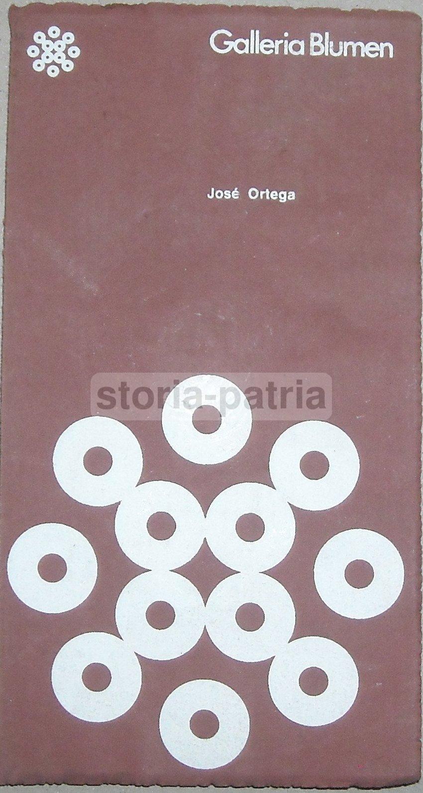 Arte Del Novecento, Grafica, Artista Ortega, Galleria Blumen, Catalogo, Lugano, 1975 immagine 1