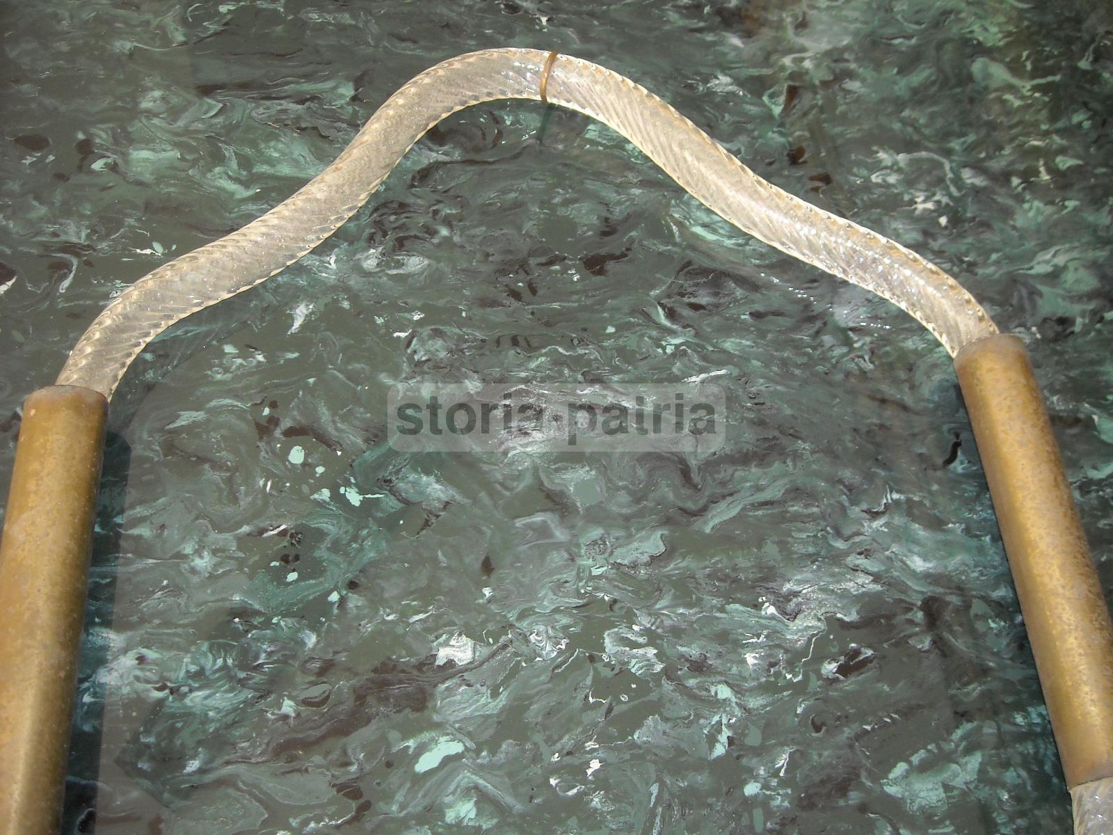 Arti Decorative Del 900, Cornice Da Collezione, Inusuale, Vetro E Ottone, d'Epoca immagine 4