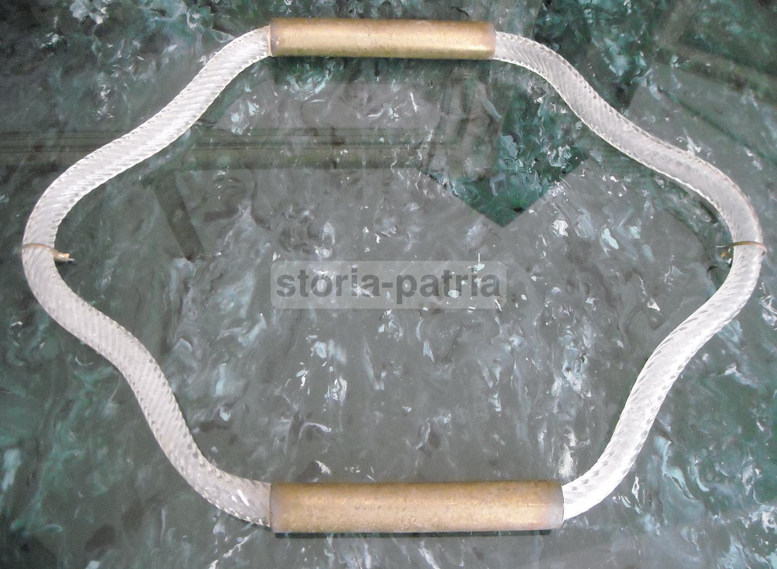 Arti Decorative Del 900, Cornice Da Collezione, Inusuale, Vetro E Ottone, d'Epoca immagine 5