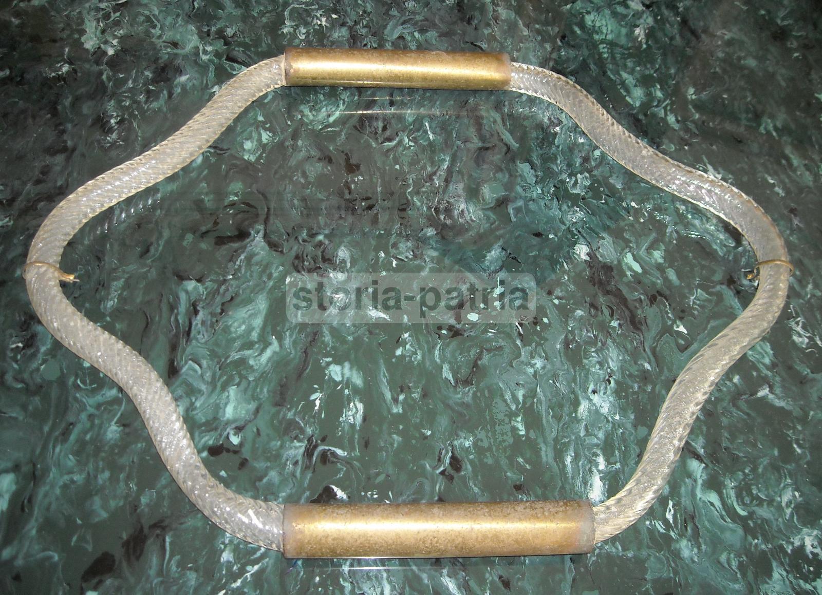 Arti Decorative Del 900, Cornice Da Collezione, Inusuale, Vetro E Ottone, d'Epoca immagine 6