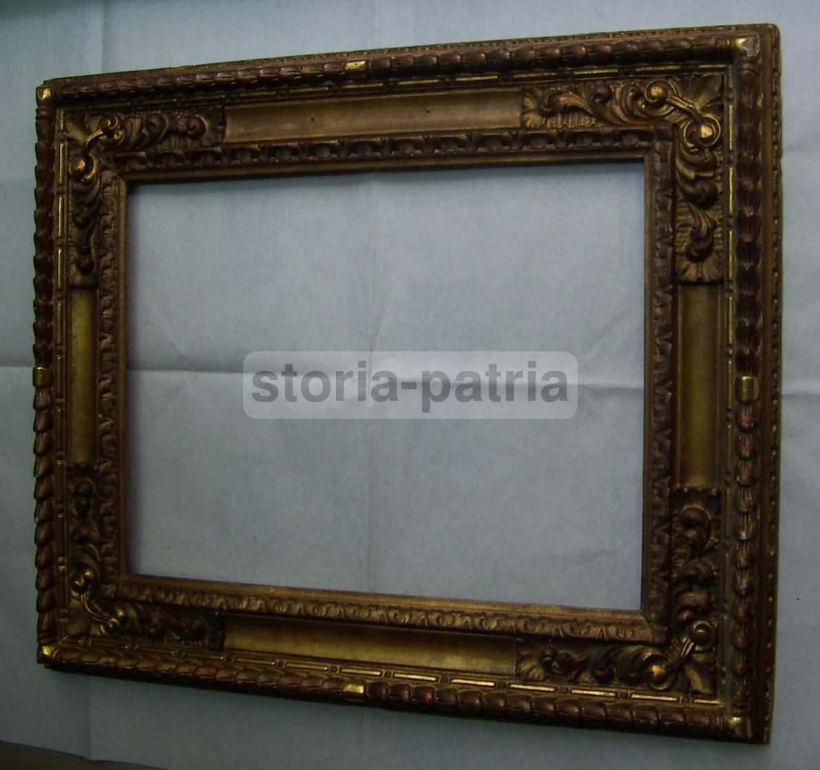 Decorativa Cornice d'Epoca, Dorata, Utile Per Dipinti O Specchiera, Molto Bella immagine 1