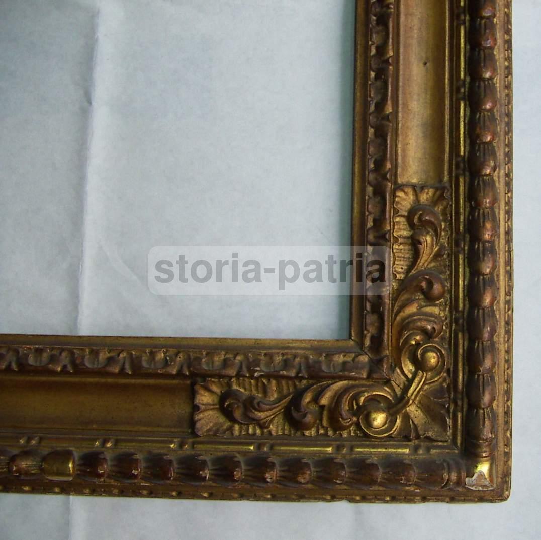 Decorativa Cornice d'Epoca, Dorata, Utile Per Dipinti O Specchiera, Molto Bella immagine 4