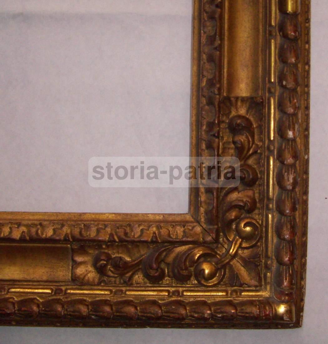 Decorativa Cornice d'Epoca, Dorata, Utile Per Dipinti O Specchiera, Molto Bella immagine 5