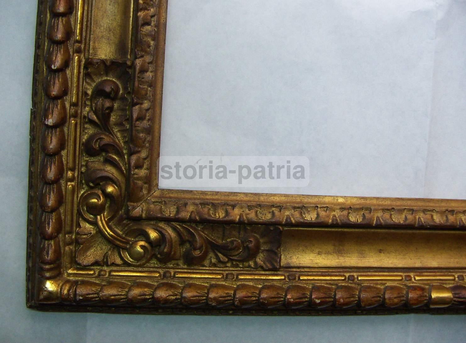 Decorativa Cornice d'Epoca, Dorata, Utile Per Dipinti O Specchiera, Molto Bella immagine 6