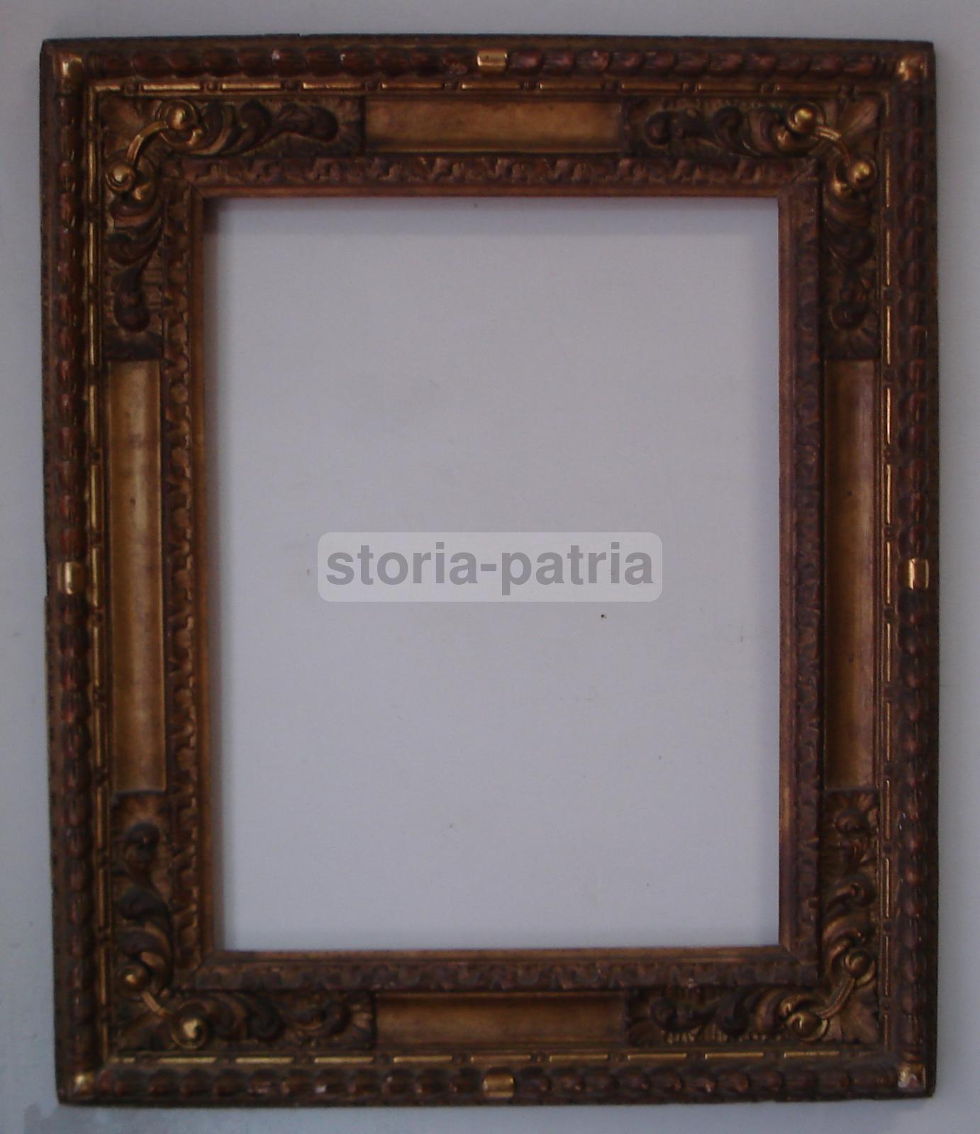 Decorativa Cornice d'Epoca, Dorata, Utile Per Dipinti O Specchiera, Molto Bella immagine 7