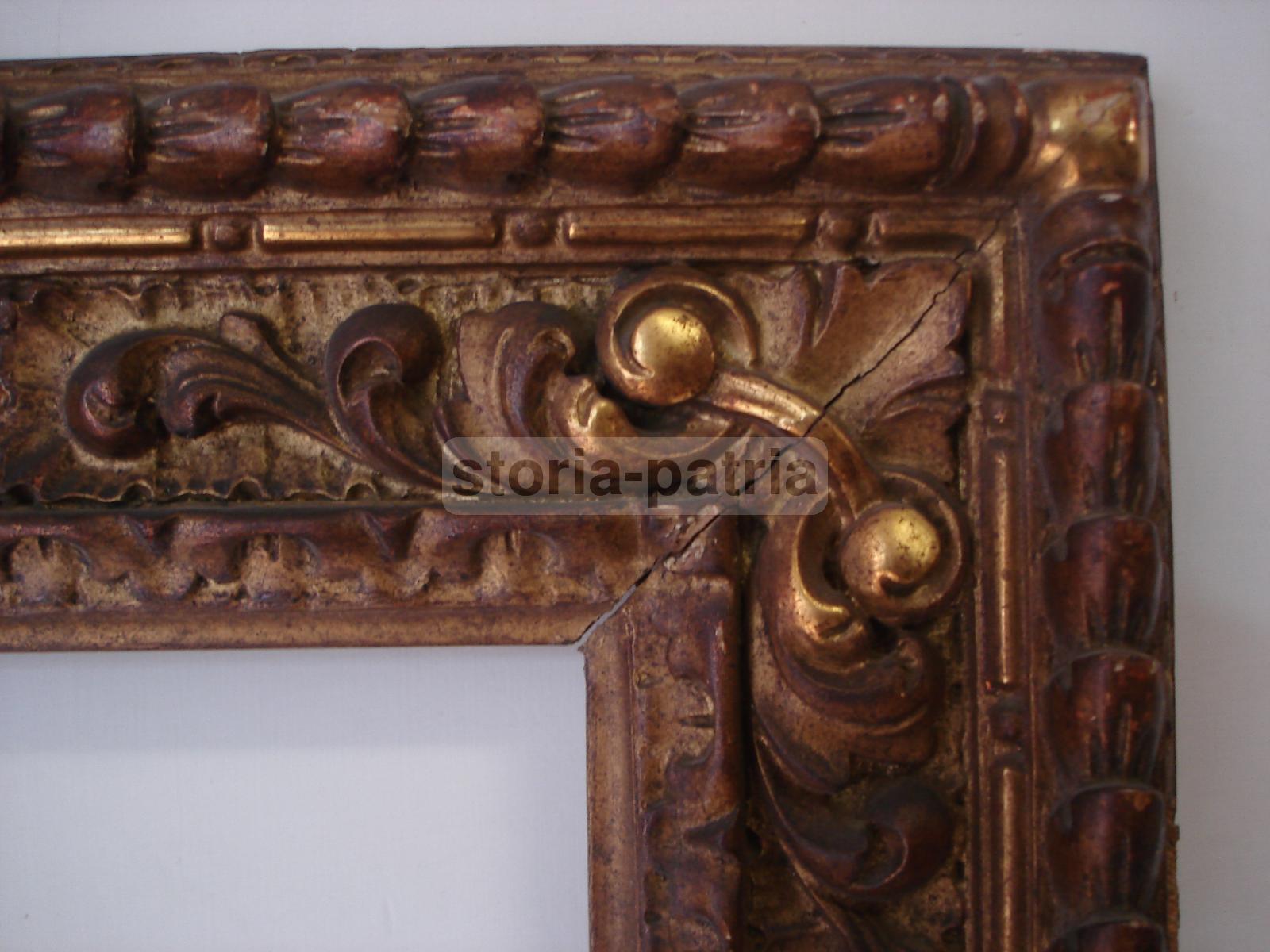 Decorativa Cornice d'Epoca, Dorata, Utile Per Dipinti O Specchiera, Molto Bella immagine 9
