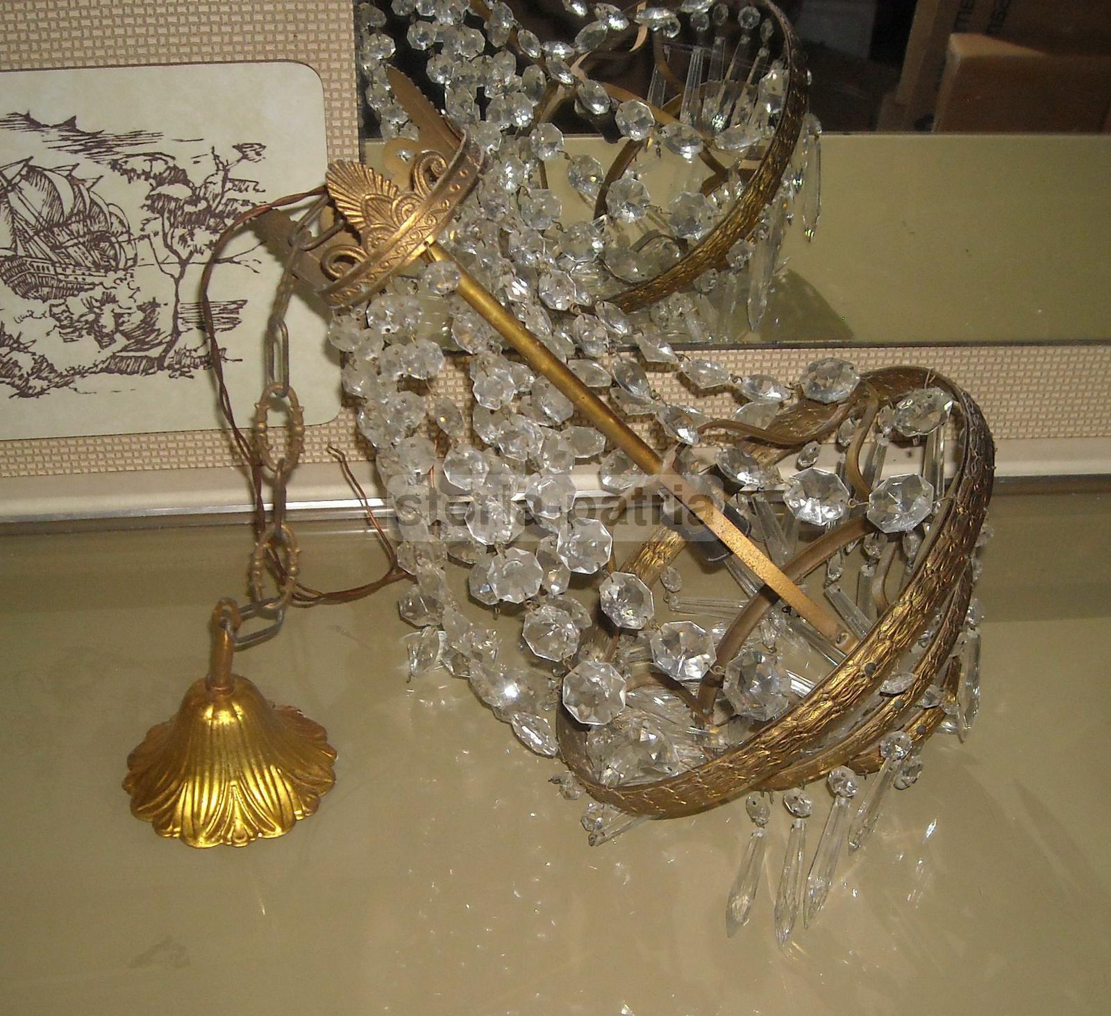 Decorativo Lampadario, Elegante, Utile Per Qualsiasi Ambiente, Struttura Con Vetri immagine 4