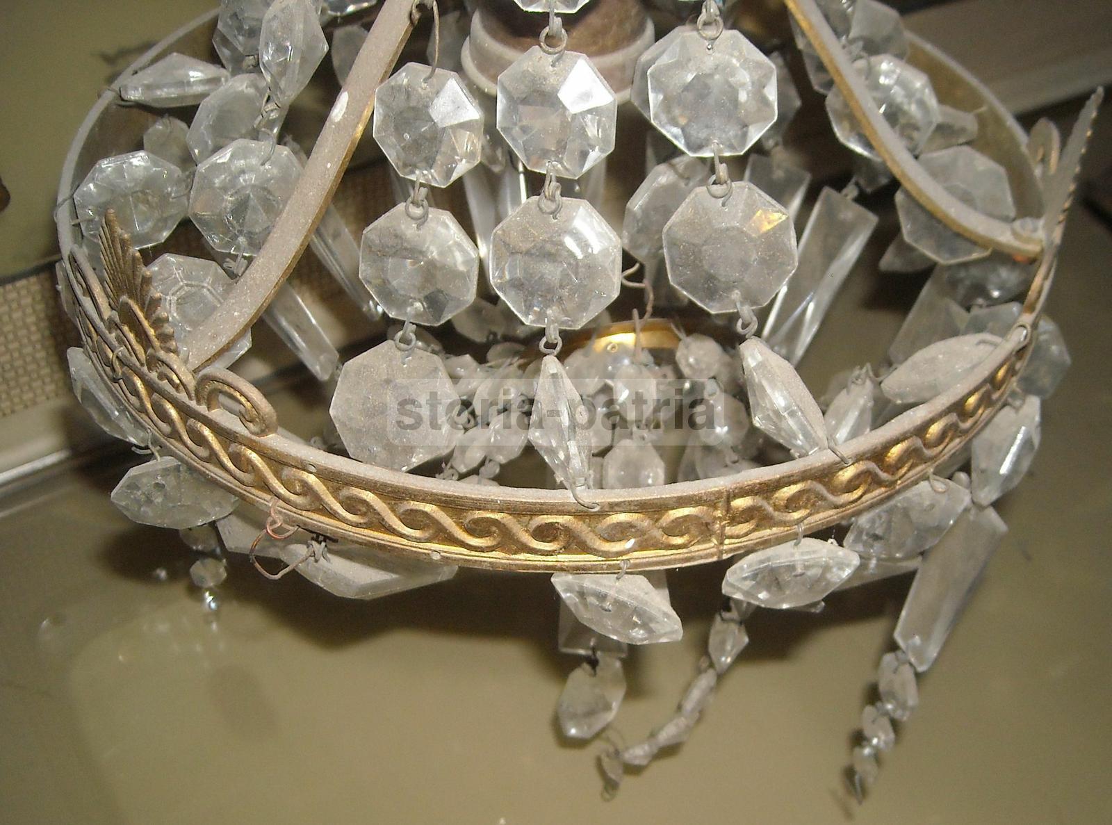 Decorativo Lampadario, Utile Per Qualsiasi Ambiente, Struttura Con Vetri, Elegante immagine 3
