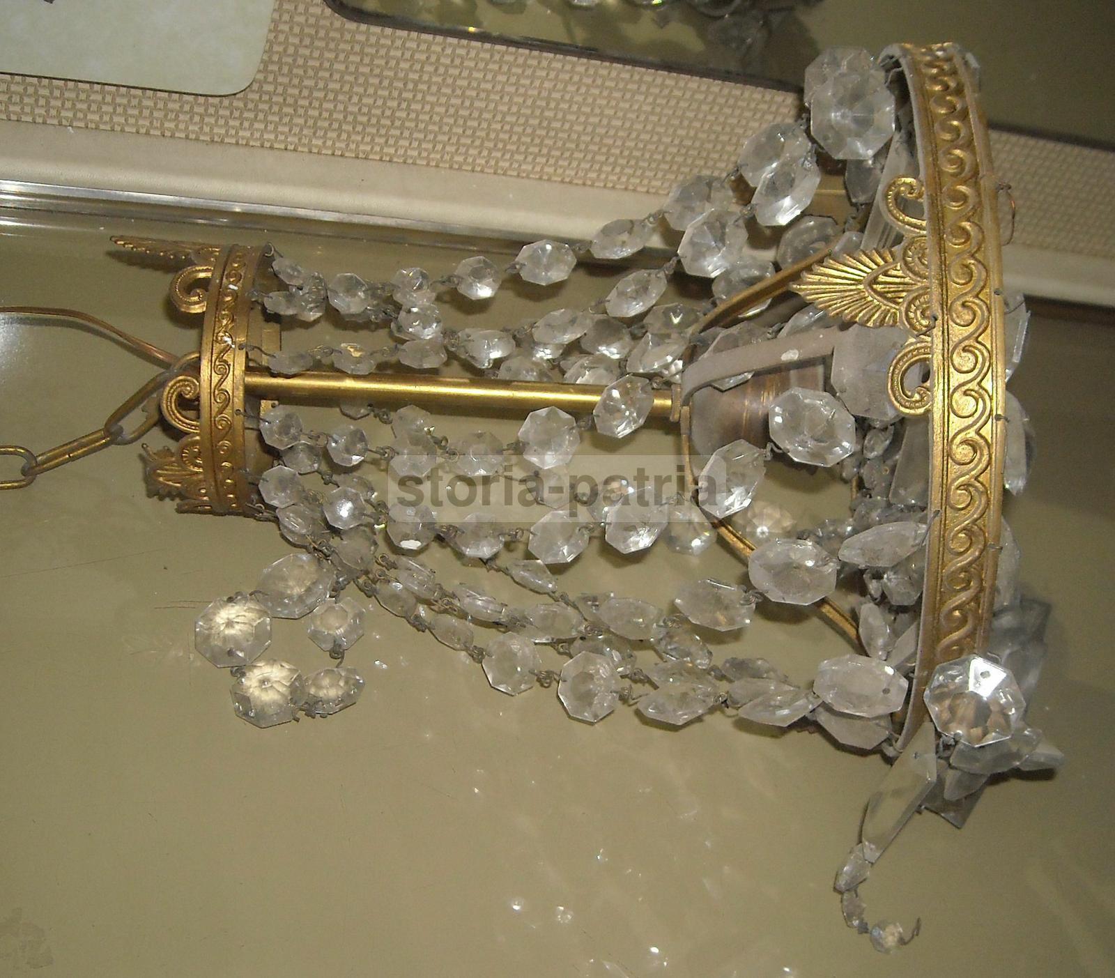Decorativo Lampadario, Utile Per Qualsiasi Ambiente, Struttura Con Vetri, Elegante immagine 5