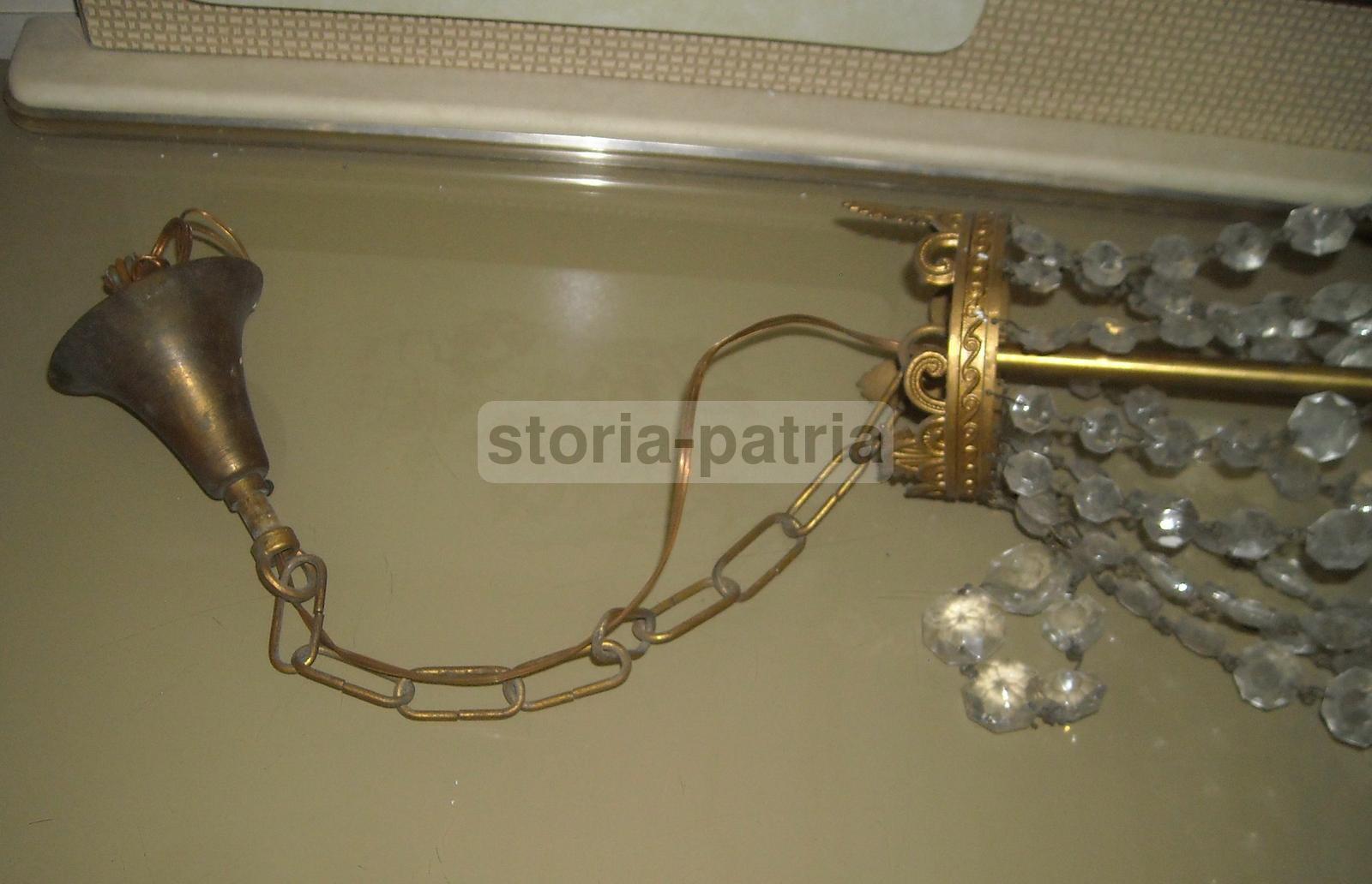 Decorativo Lampadario, Utile Per Qualsiasi Ambiente, Struttura Con Vetri, Elegante immagine 6