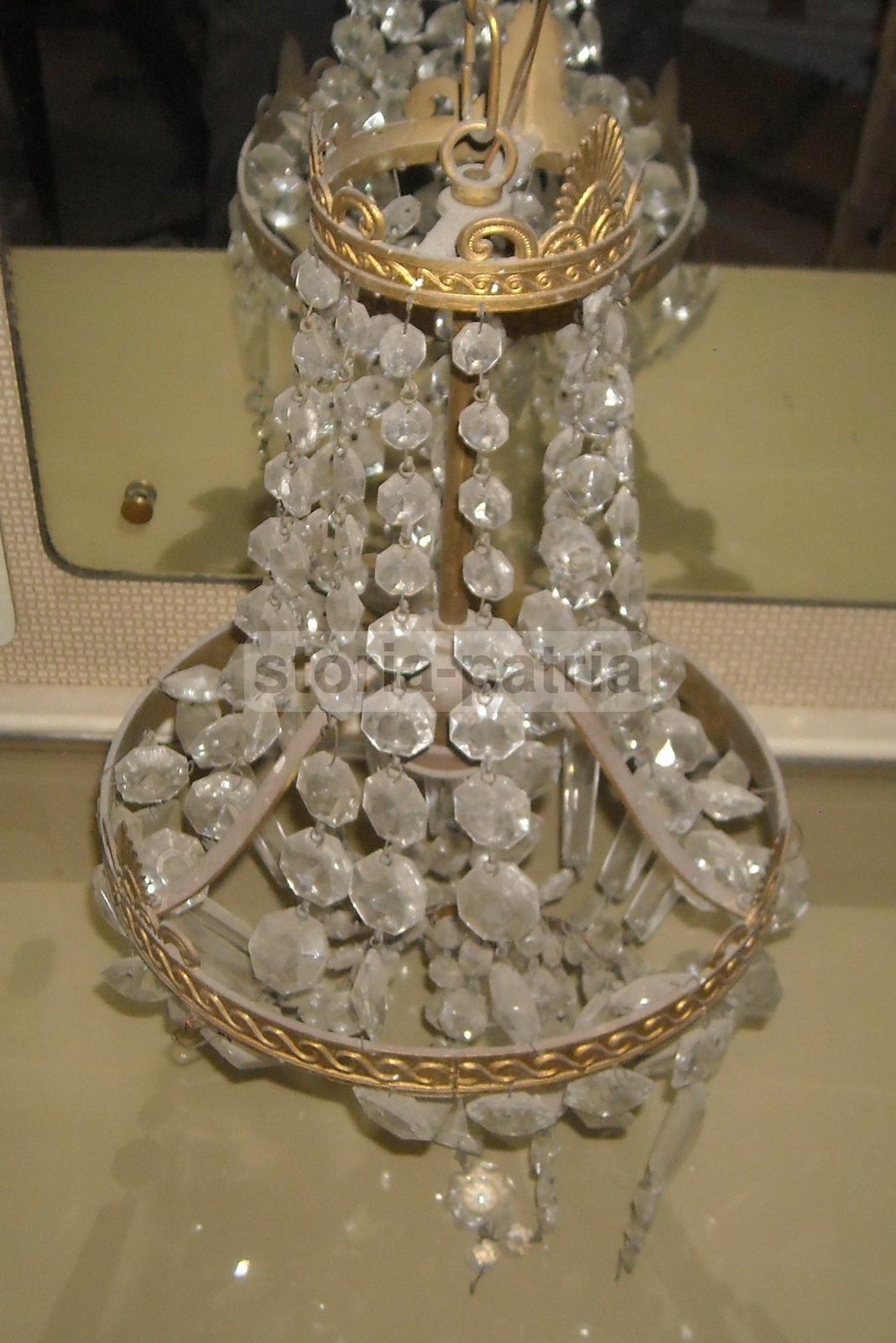Decorativo Lampadario, Utile Per Qualsiasi Ambiente, Struttura Con Vetri, Elegante immagine 8