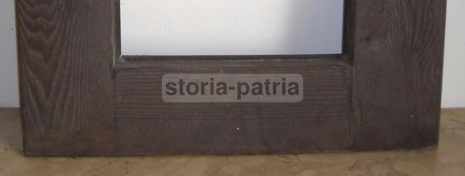 Elegante Antica Cornice, Legno Massello Con Pregevoli Intarsi, Bellissima, d'Epoca immagine 4