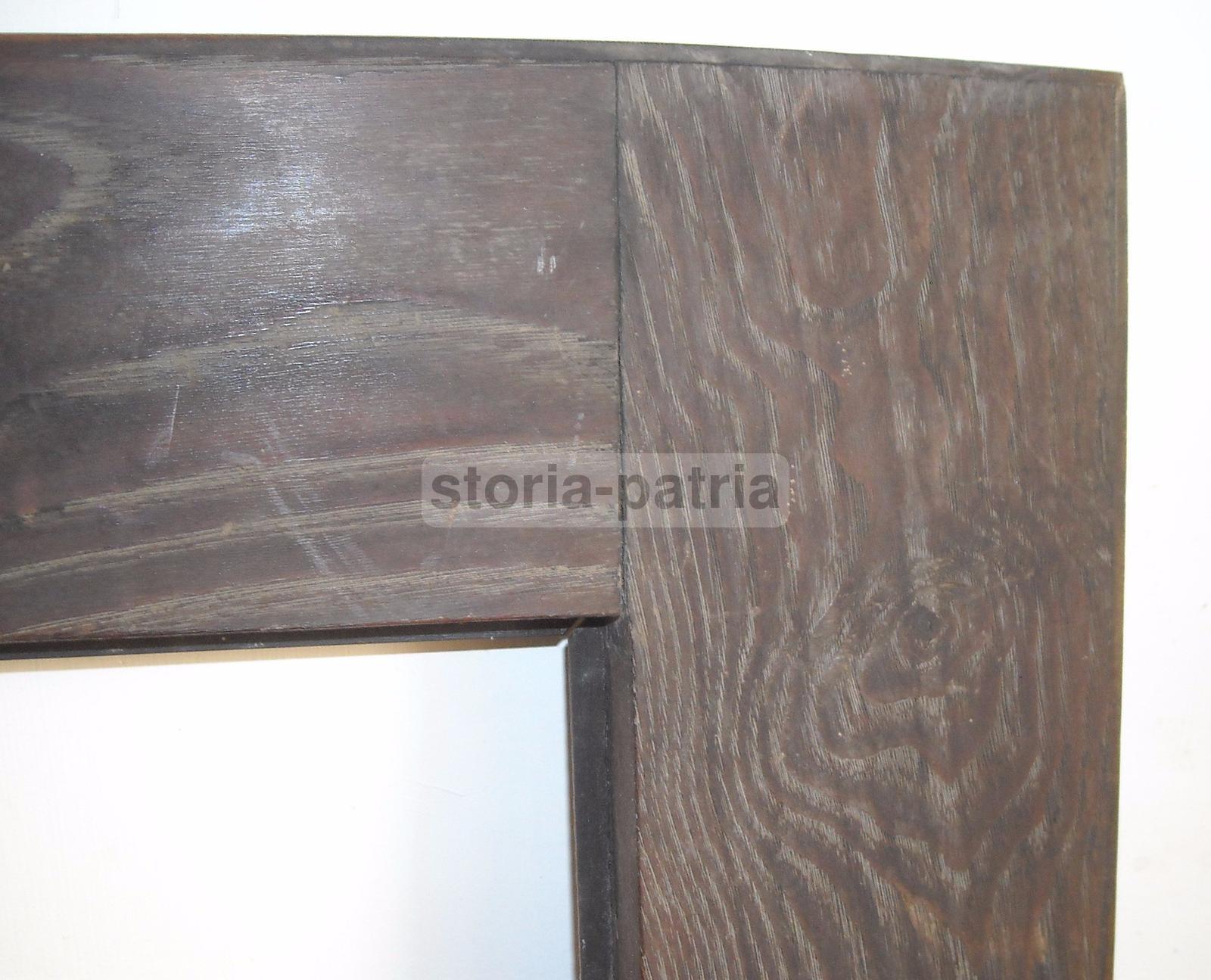 Elegante Antica Cornice, Legno Massello Con Pregevoli Intarsi, Bellissima, d'Epoca immagine 8