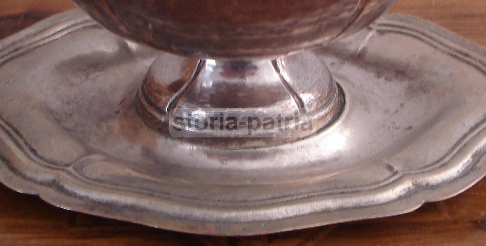 Elegante Argenteria Da Tavola, Salsiera, Centro Tavola, Decorativa Alzata, Punzonata immagine 2