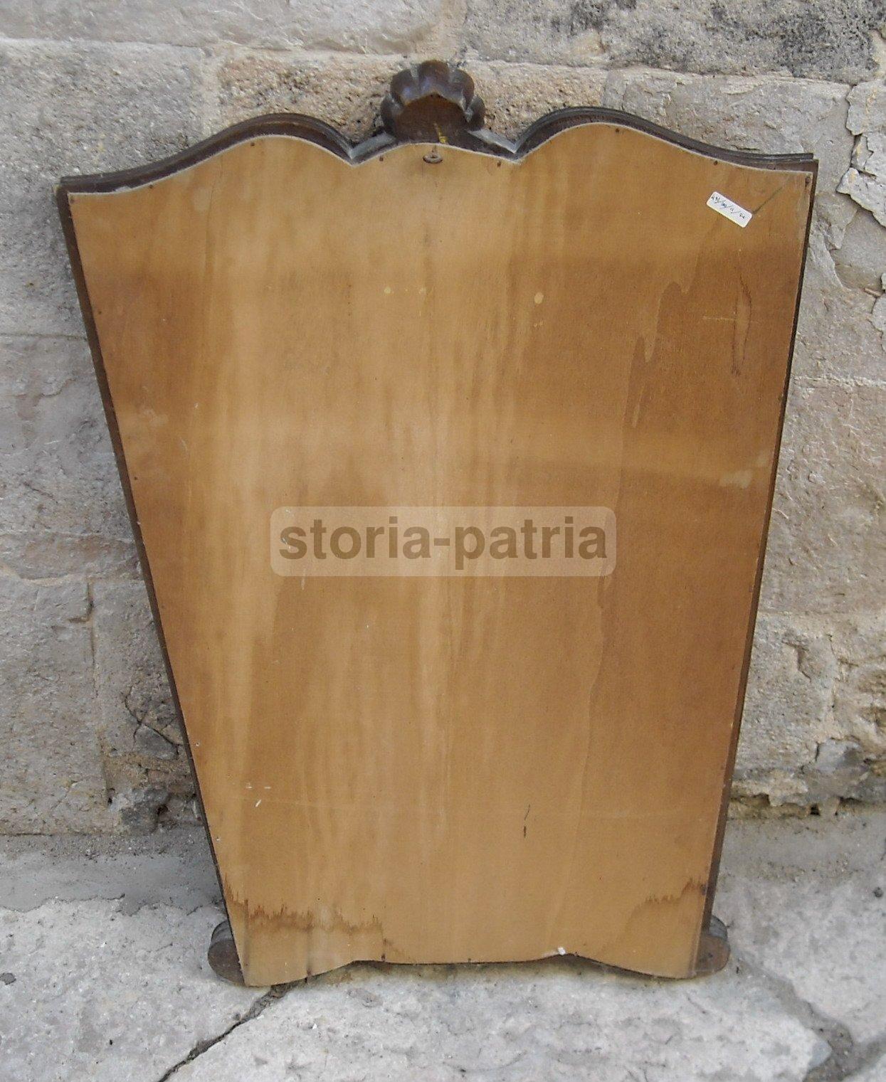 Modernariato, Design, Art Deco, Bella Cornice Con Specchio, Specchiera d'Epoca immagine 4