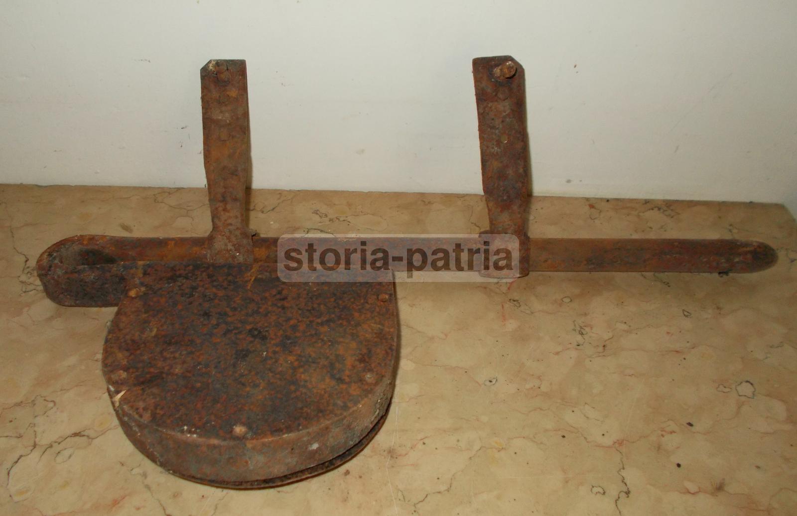 Tecnica, Artigianato, Antico Ferro Battuto, Decorativa Serratura Con Catenaccio immagine 4
