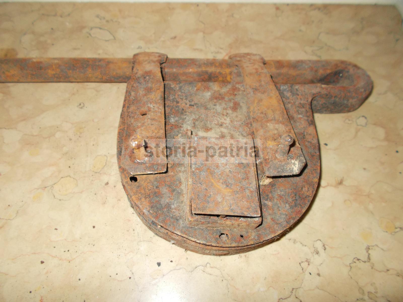 Tecnica, Artigianato, Antico Ferro Battuto, Decorativa Serratura Con Catenaccio immagine 5