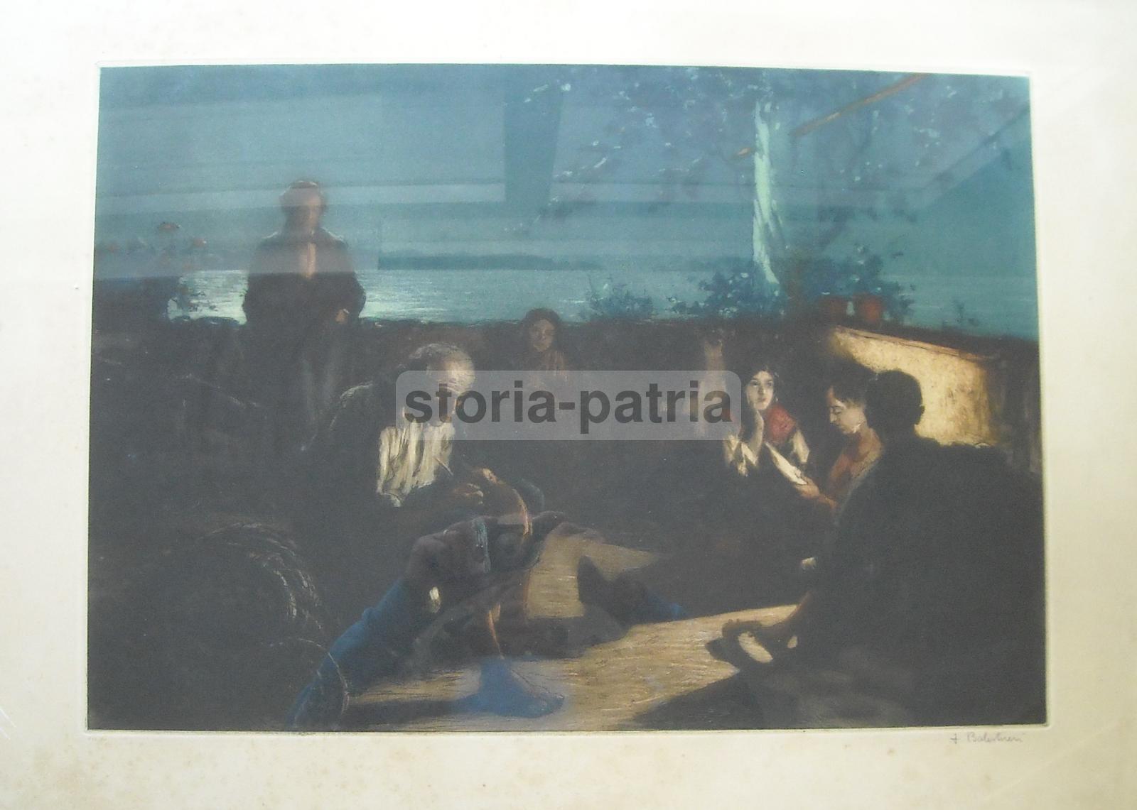 Toscana, Siena, Napoli, Lionello Balestrieri, Graziella, Suggestiva Opera Darte, 900 immagine 6