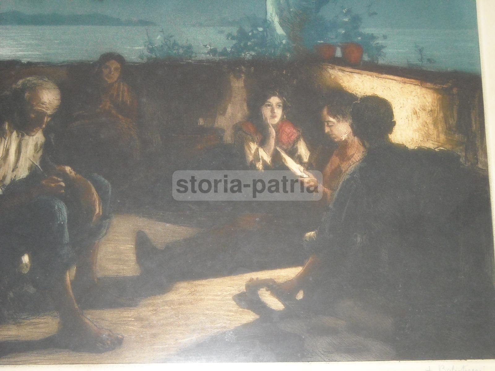 Toscana, Siena, Napoli, Lionello Balestrieri, Graziella, Suggestiva Opera Darte, 900 immagine 7