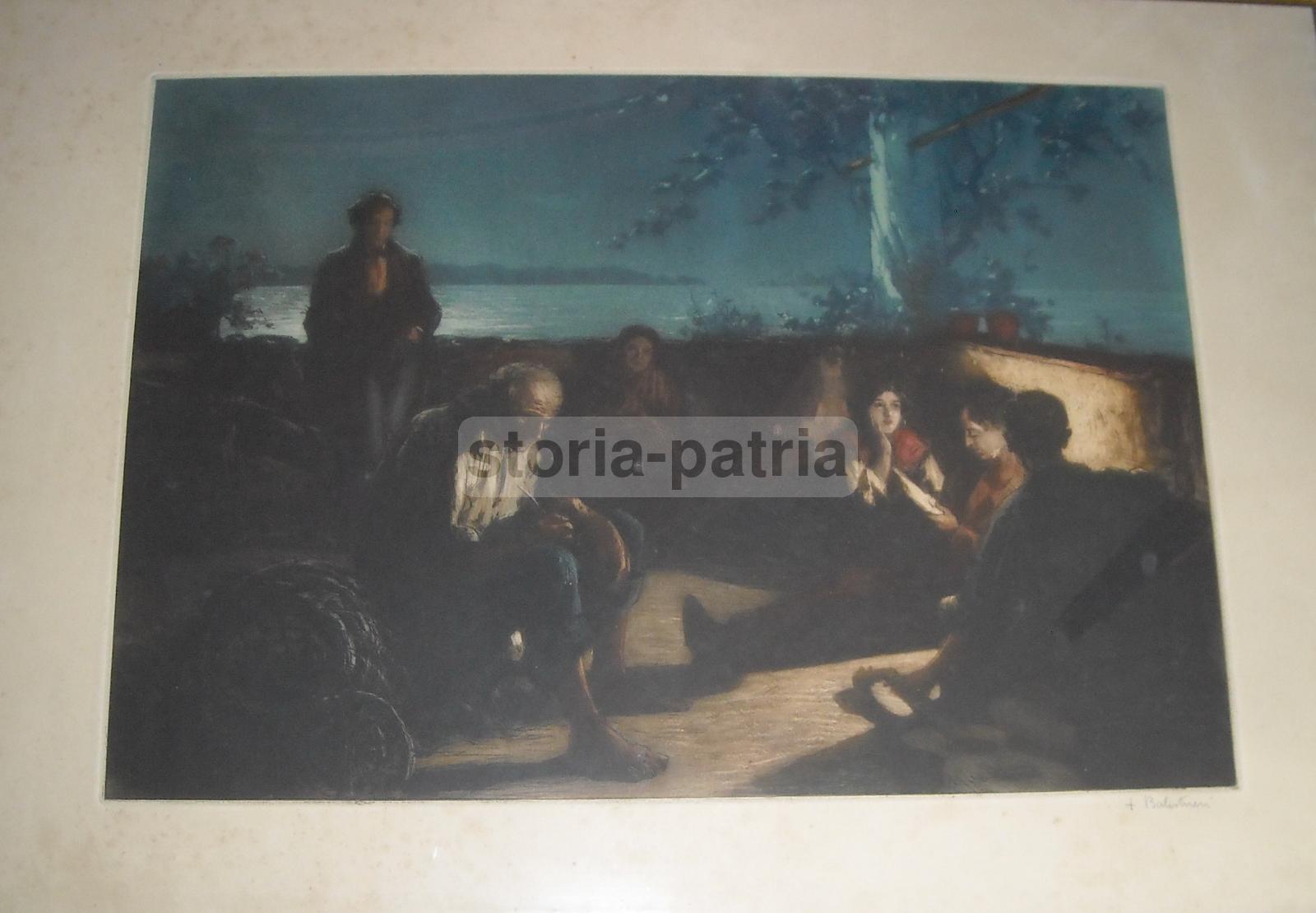 Toscana, Siena, Napoli, Lionello Balestrieri, Graziella, Suggestiva Opera Darte, 900 immagine 8