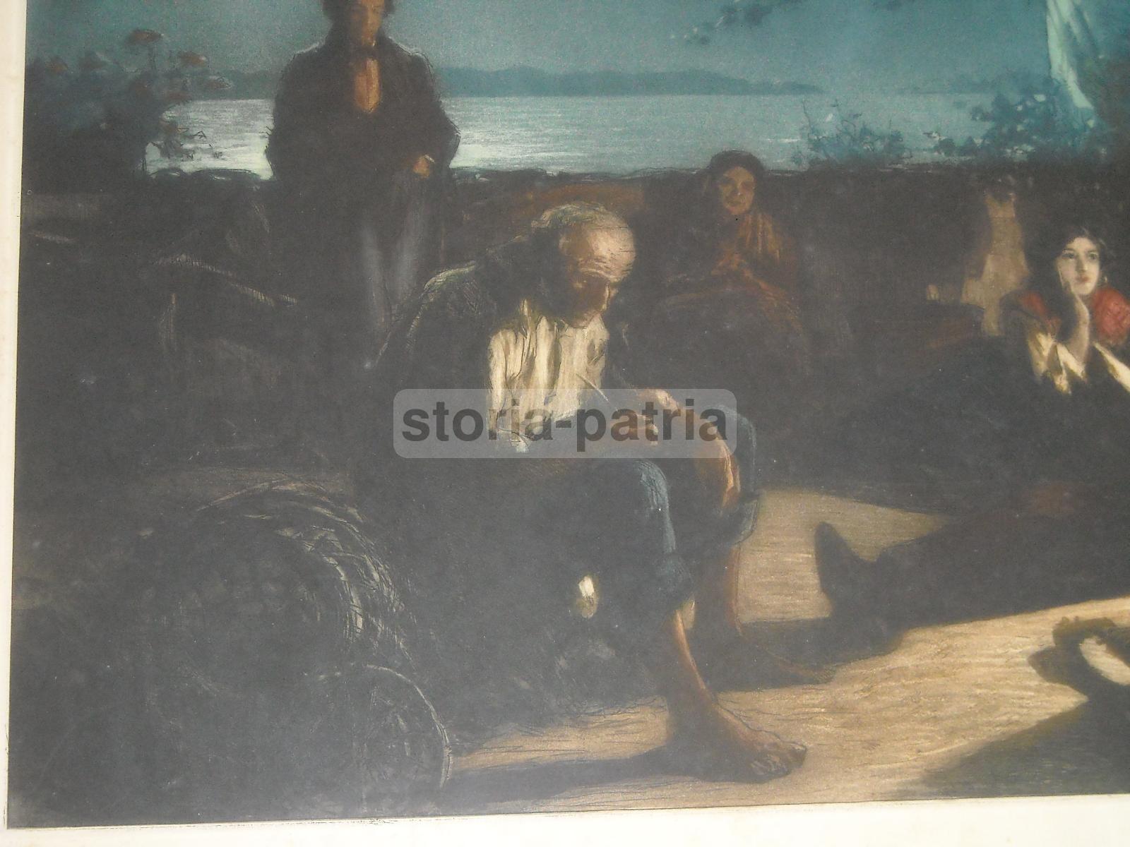 Toscana, Siena, Napoli, Lionello Balestrieri, Graziella, Suggestiva Opera Darte, 900 immagine 10
